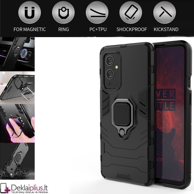 Sustiprintas dėklas 4in1 (telefonams Oneplus 9) Sustiprintas dėklas 4in1 (telefonams Oneplus 9)